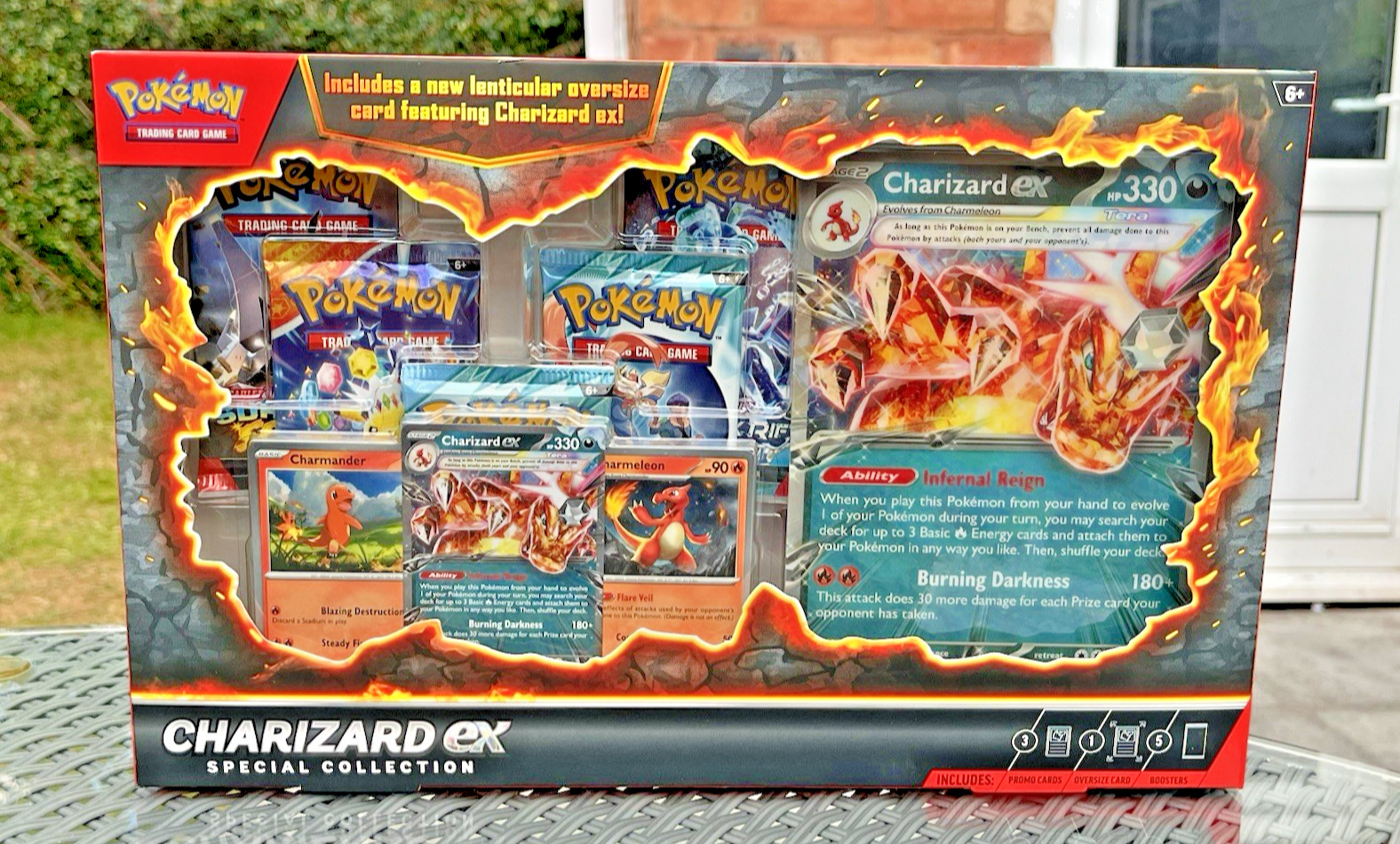 POKEMON TCG CHARIZARD EX SPECIAL COLLECTION 3D LENTICULAR CARD *FACTORY SEALED*