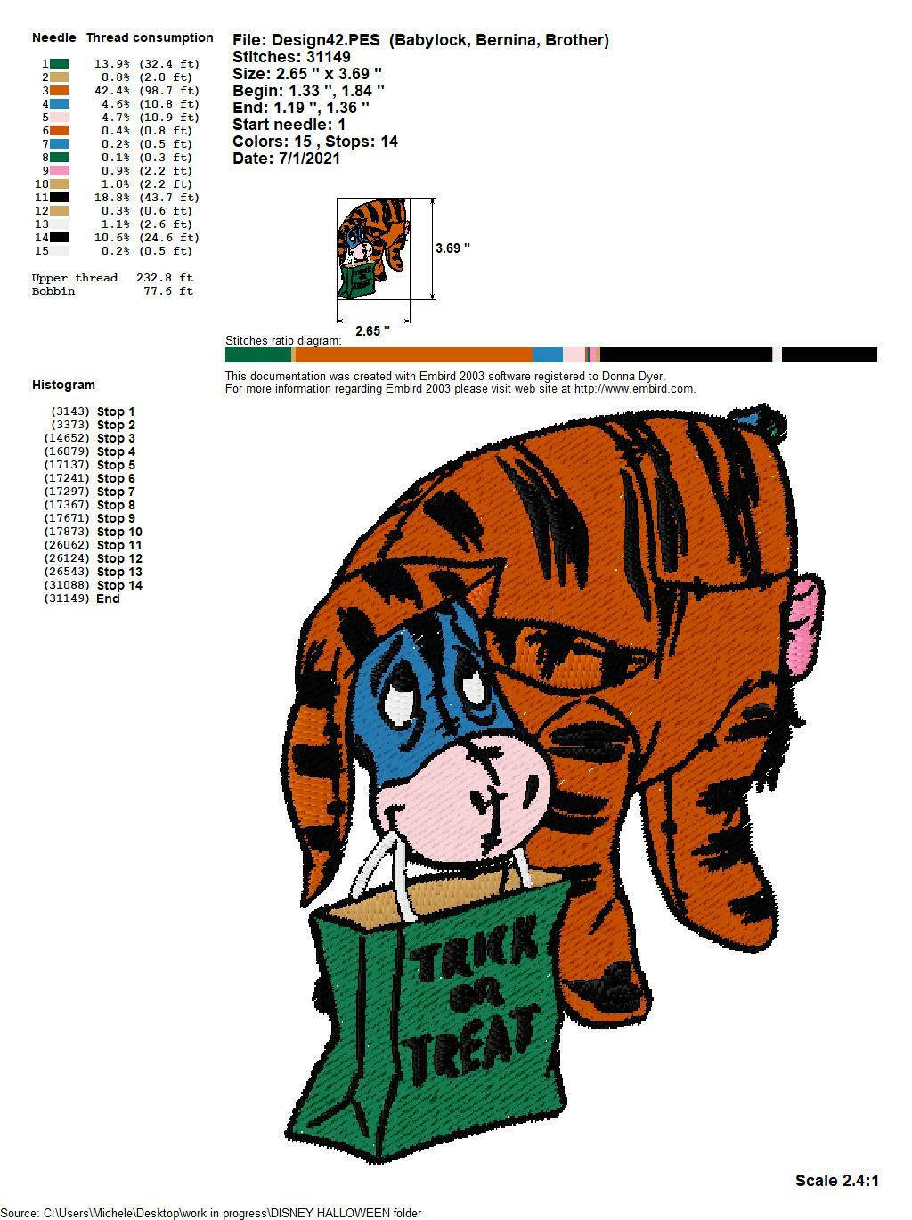 32 CARTOON HALLOWEEN EMBROIDERY MACHINE DESIGNS THUMB DRIVE