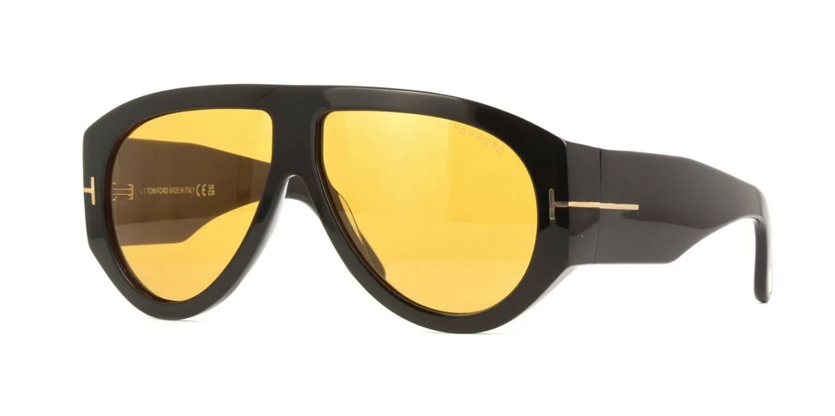【TOM FORD】イエローレンズ Tom Ford Rickie-02 TF1281 30E Sunglasses - US
