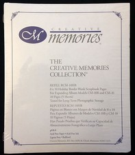 Creative Memories 8x10 Holiday Border Pages RCM-10HB, buy only what you need 