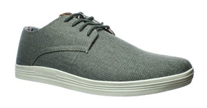 grey linen men's preston dress shoes