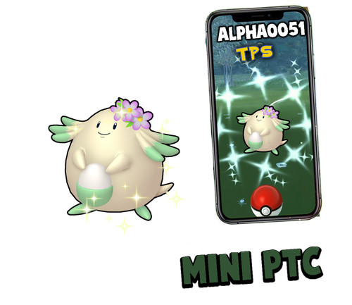 Pokemon Shiny Chansey Flower Crown mini P T C 60k - 第 1/1 張圖片
