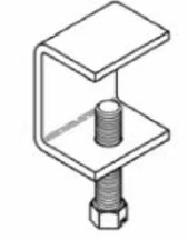 B-Line 9A-9012 Standard Cover Clamp, Aluminum (Lot of 6 )