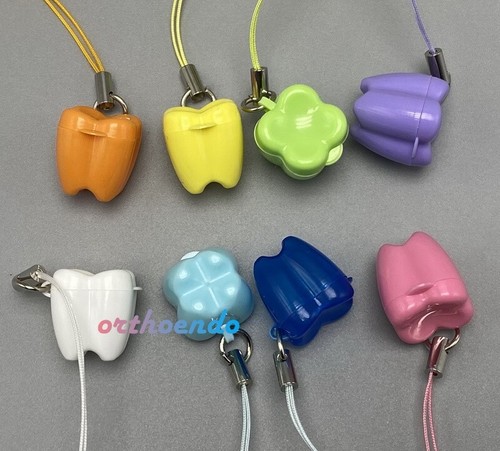 100x Baby Tooth Box Organizer Kids Save Milk Teeth Storage Keepsake Box w/String - Picture 6 of 13