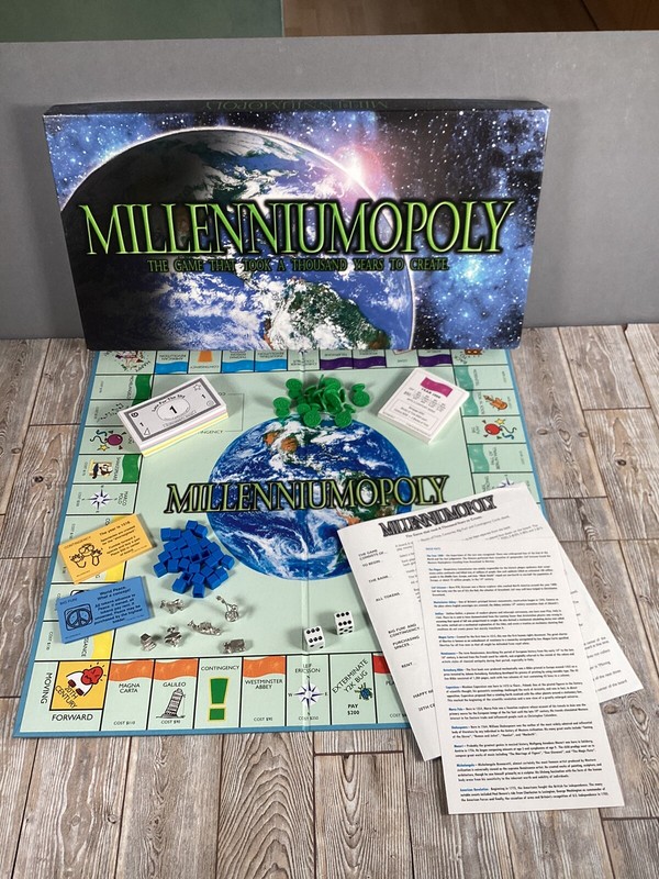 Millenniumopoly Board Game - The Game That Took A Thousand Years To Create