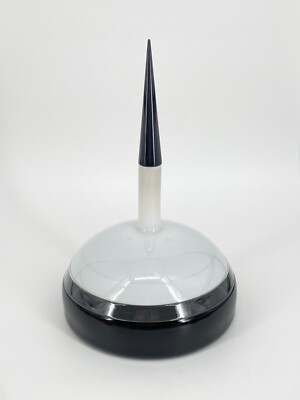 *TIMO SARPANEVA DECANTER TUULI VENINI MURANO GLASS ITALY DESIGN 1990 WHITE BLACK