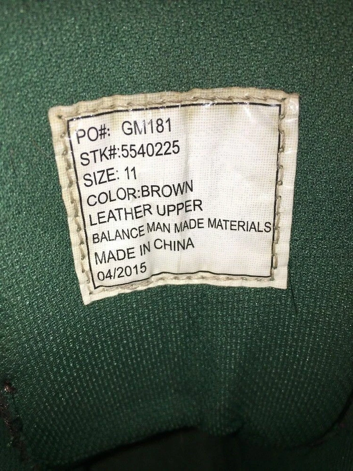 Gander Mountain Botas de Caza Marrón Talla 11 Botas Necesita Reparación De Fugas COMO ESTÁN Foto 4 de 4
