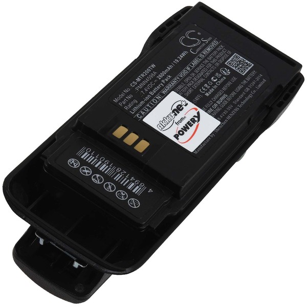 Akku Kompatibel Mit Motorola Typ PMNN4600A 7,4V 2600Mah/19Wh Li-Ion Schwarz-image