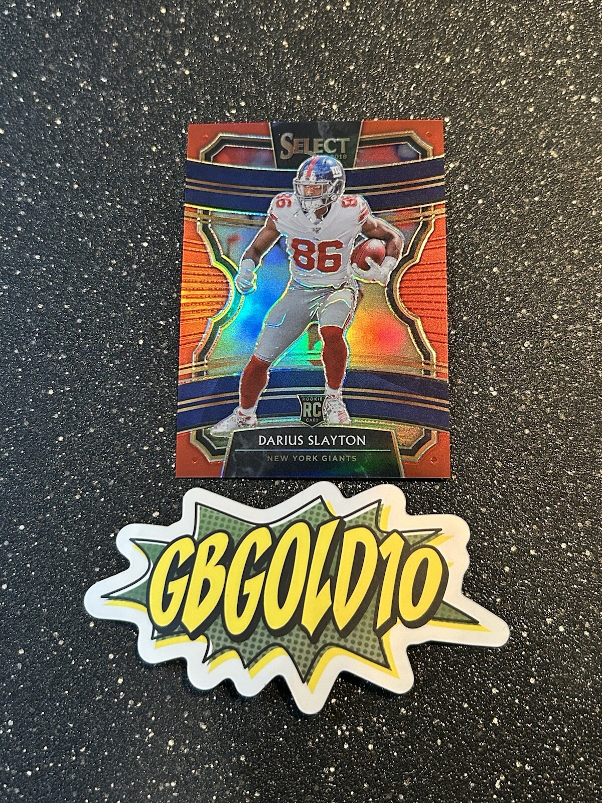 2019 Panini Select #39 Darius Slayton Maroon Prizm #/149