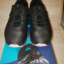 Asics  Gel-Quantum 360 4   black/silver/peach Athletic Shoes womens size 8