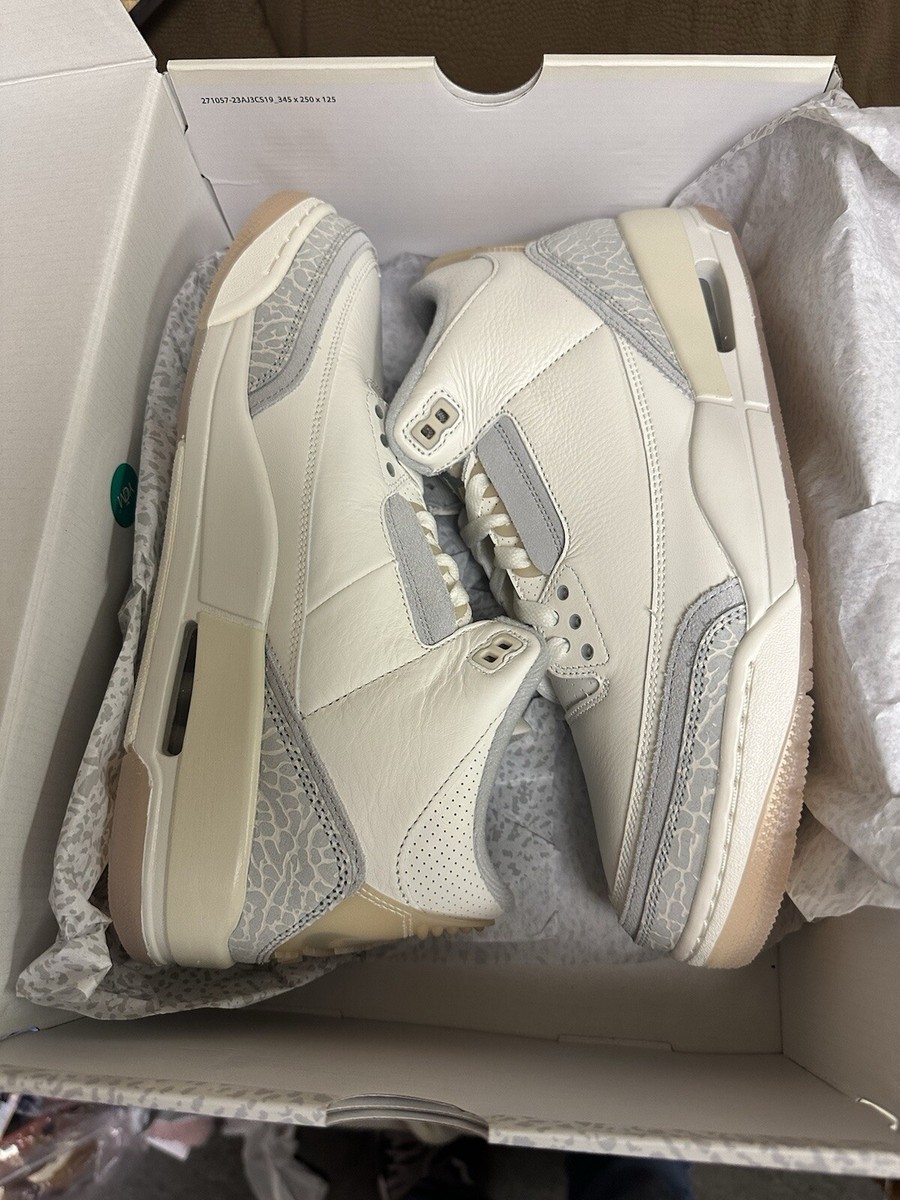 Nike Air Jordan 3 Craft \"Ivory　27cm Air Jordan 3 Retro Craft 'Ivory' Men's Shoes. Nike ID