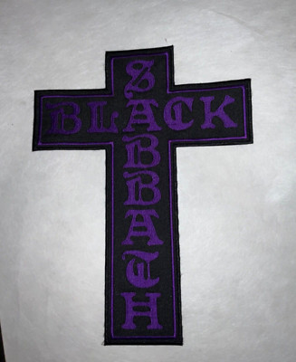 Black Sabbath Large Back Patch Purple 12x9 inches