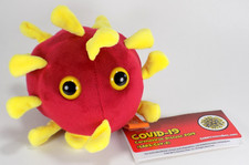 Giant Microbes Covid 19 Plush 4" Coronavirus Disease Plushie Tag
