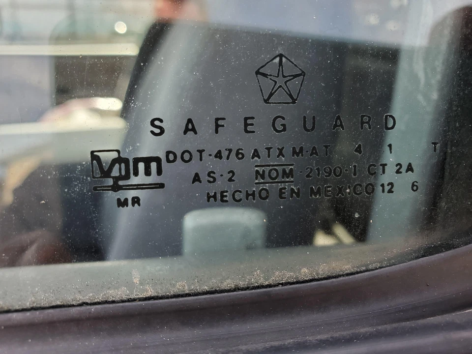 Puerta delantera derecha cristal/ventana (tinte AS2) 1994-2002 Dodge Ram 1500 2500 3500 Foto 2 de 4