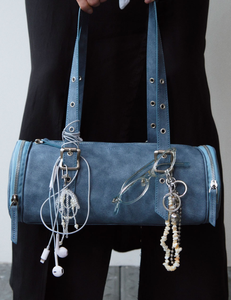 ☆SAND MUSEUM☆ OAK BAG Steel Blue SM1A0005 SAND MUSEUM OAK BAG [Steel Blue] / Vegan Leather, Shoulder