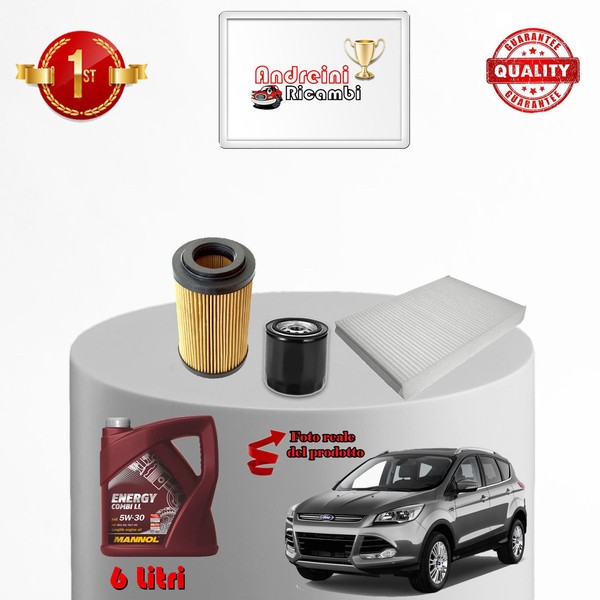Kit Wartung Filter Und ÖL FüR Ford Kuga 2.0 Tdci 110KW 150CV 2014-image