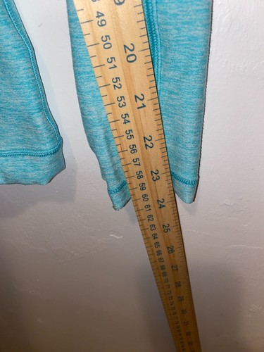 Ivivva By LuLuLemon Light Blue Girls 12 1/4 zip Pullover Sweatshirt War - Picture 7 of 10