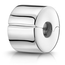 MATERIA Bead Stopper Clip 925 Silber Gravur Schmuck für 3mm Bead Armband