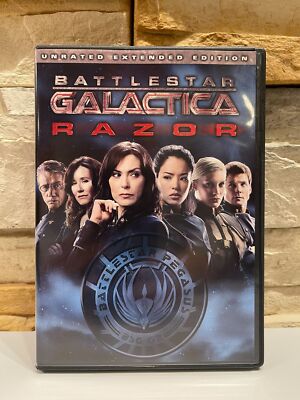 BATTLESTAR GALACTICA RAZOR UNRATED EXTENDED EDITION EDWARD JAMES OLMOS USED DVD