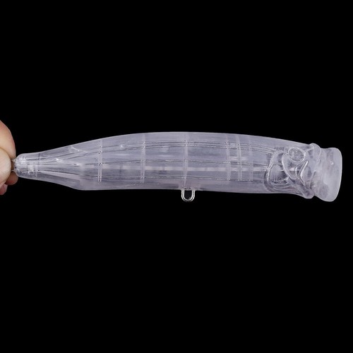 5PCS 15.5cm 52.5g Topwater Rattle Popper Unpainted Bait Blank Fishing Lure model - Picture 9 of 11