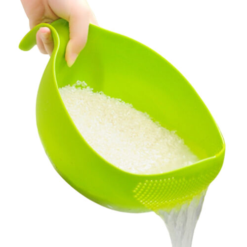 Multi Use Rice Washing Bowl Vegetable Fruit Strainer Bowl Rice Washer Basket