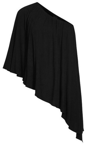 NEW City Chic Ladies Sexy Black Shine On Top Tunic Blouse Plus Size XXL 24 #E95 - Picture 2 of 10