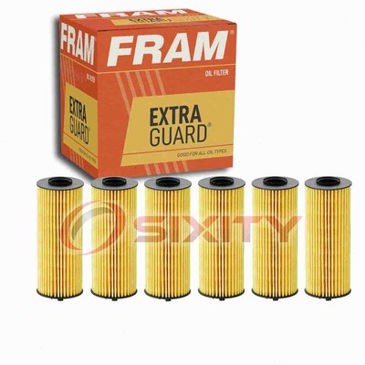 6 pc FRAM Extra Guard CH10955 Engine Oil Filters for V10-3299 TL36135 PO6135 co