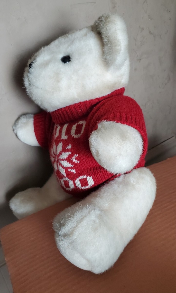 VTG Polo Ralph Lauren 1999 Red 2000 Sweater Stuffed 15