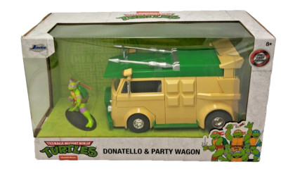 Turtles Donatello Party Wagon -Teenage Mutant Ninja- Modellauto Neu OVP 2.Wahl *