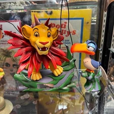 Disney The Lion King Master Craft Simba & Zazu Table Top Statue