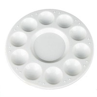 10 Runde KüNstler Farbpalette Mischpalette FüR ÖLe Acrylfarben Neu