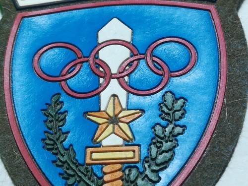 SCUDETTO DA BRACCIO TOPPA PATCH CENTRO SPORTIVO ESERCITO ITALIANO Orig.100% - Foto 7 di 12