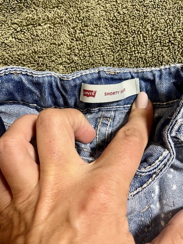 Levi’s Girls Shorts Shorty Short Size 12 - Picture 8 of 8