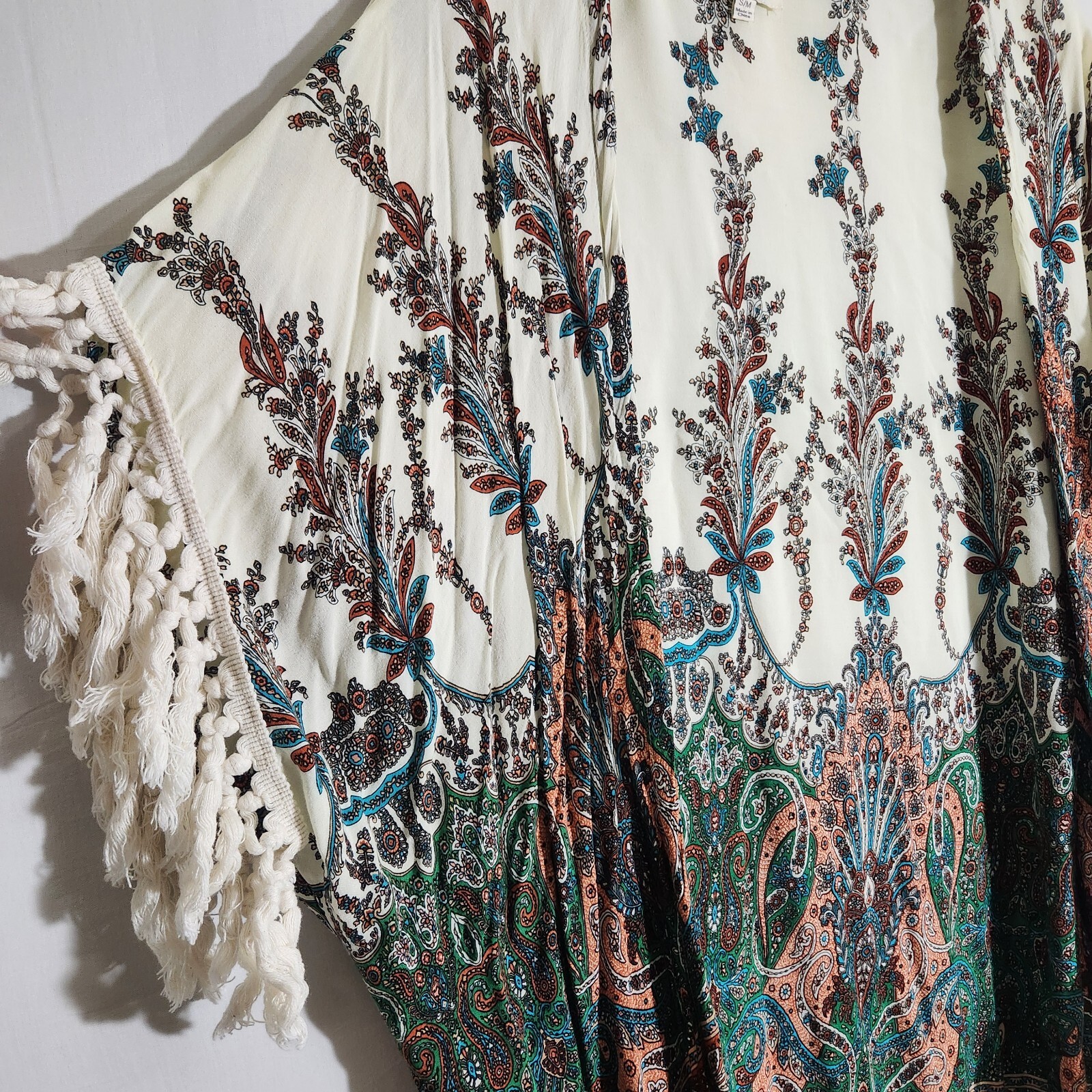 Umgee Open Front Wrap Cover Up Size S/M Small Med… - image 6