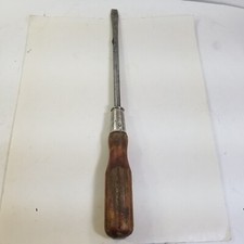 VINTAGE MASTER MECHANIC NO. 9 SCREWDRIVER MADE IN USA Wood Handle