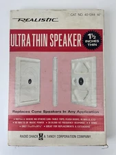 Vintage 1974 Radio Shack Realistic 40 Watt Full Range Ultra Thin Speaker - RARE