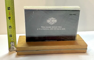 2003 Harley Davidson Hallmark Journey Plaque Wood/Acrylic Picture Frame 