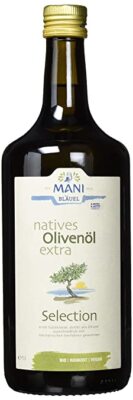 MANI natives Olivenöl extra, Selection, bio, 1 kg Öl Speiseöl Kochen Backen