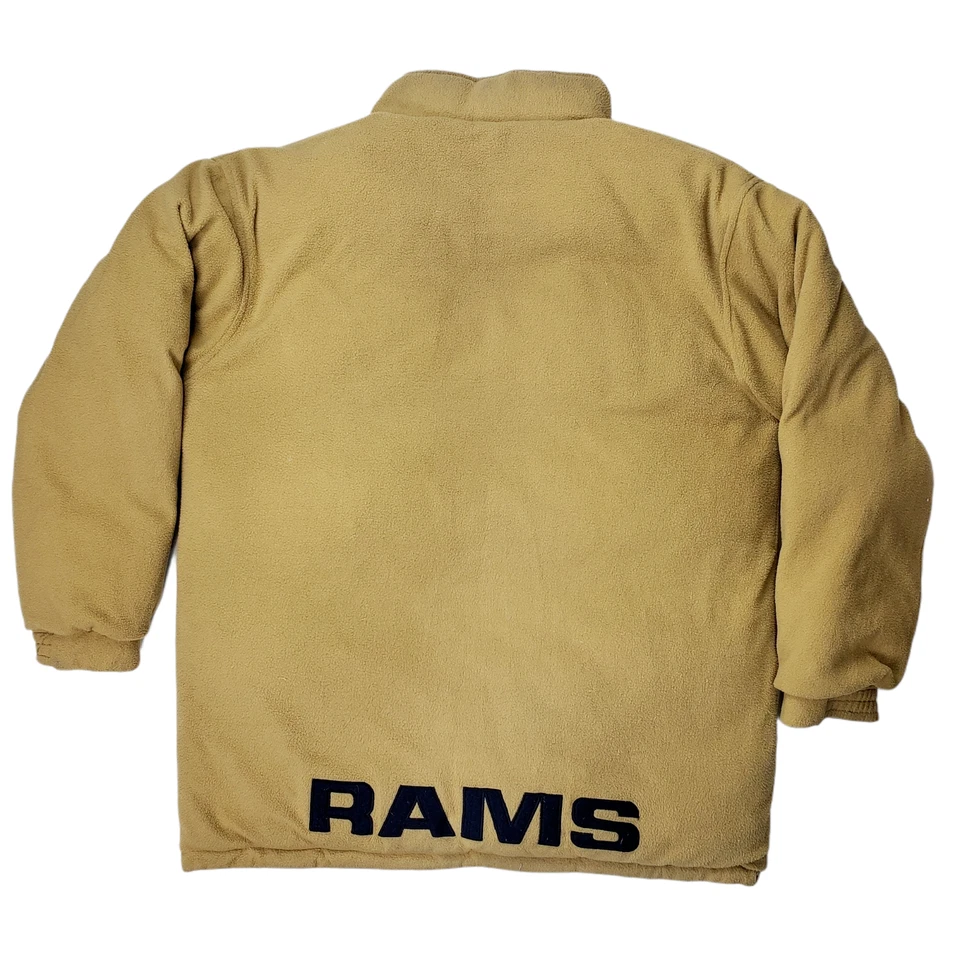 St. Louis Rams NFL Reversible Embroidered Puffer Coat Jacket X-Large - Image 4 of 4