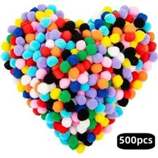 Pom Poms for Crafts 500pcs 1/2 inch Color Pom poms - FREE SHIP