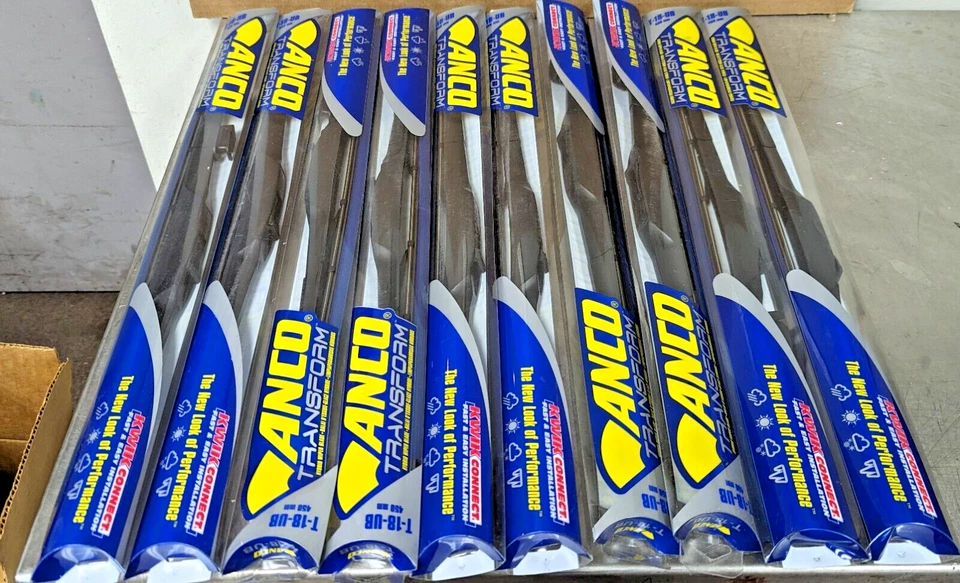 (20) ANCO Wiper Blade 18" HYBRID Transform Windshield FORD HYUNDAI HONDA T18UB Foto 4 de 4