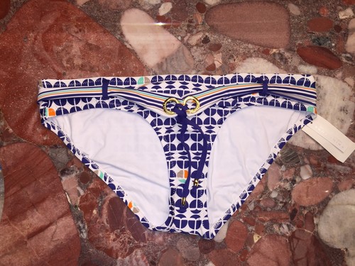 Trina Turk Badeanzug Schläger Club Punkte Hipster Bikinihose Damen 14 Neu mit Etikett - Bild 4 von 8