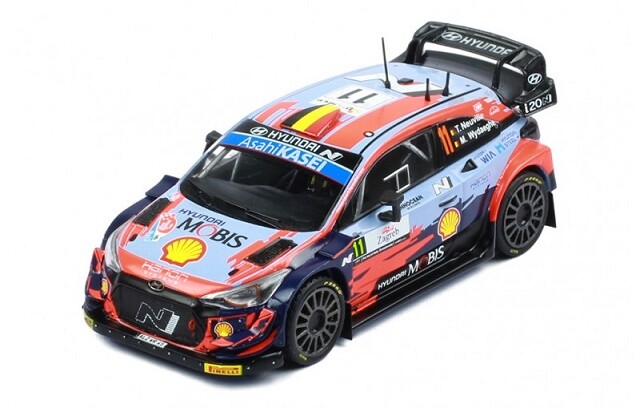 HYUNDAI i20 Coupe WRC #11 1/43スケールミニカー IXO Models Hyundai i20 Coupe WRC #11 3rd Rallye C 1:43