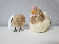 Target Bullseye Playground Straw Chicken / Hen Chick Figurine Set 2023 Farm