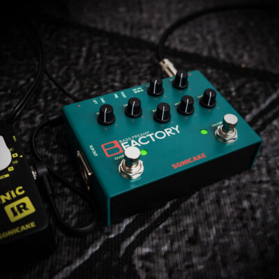 Delayed Back ギターエフェクター SONICAKE B Factory Analog Bass Preamp Comp Overdrive 3-band