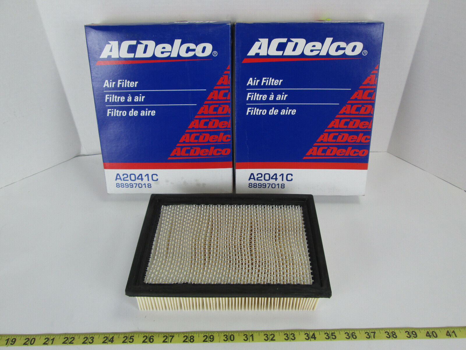 Lot of 2 New NOS ACDelco Air Filters A2041C 88997018 Filter