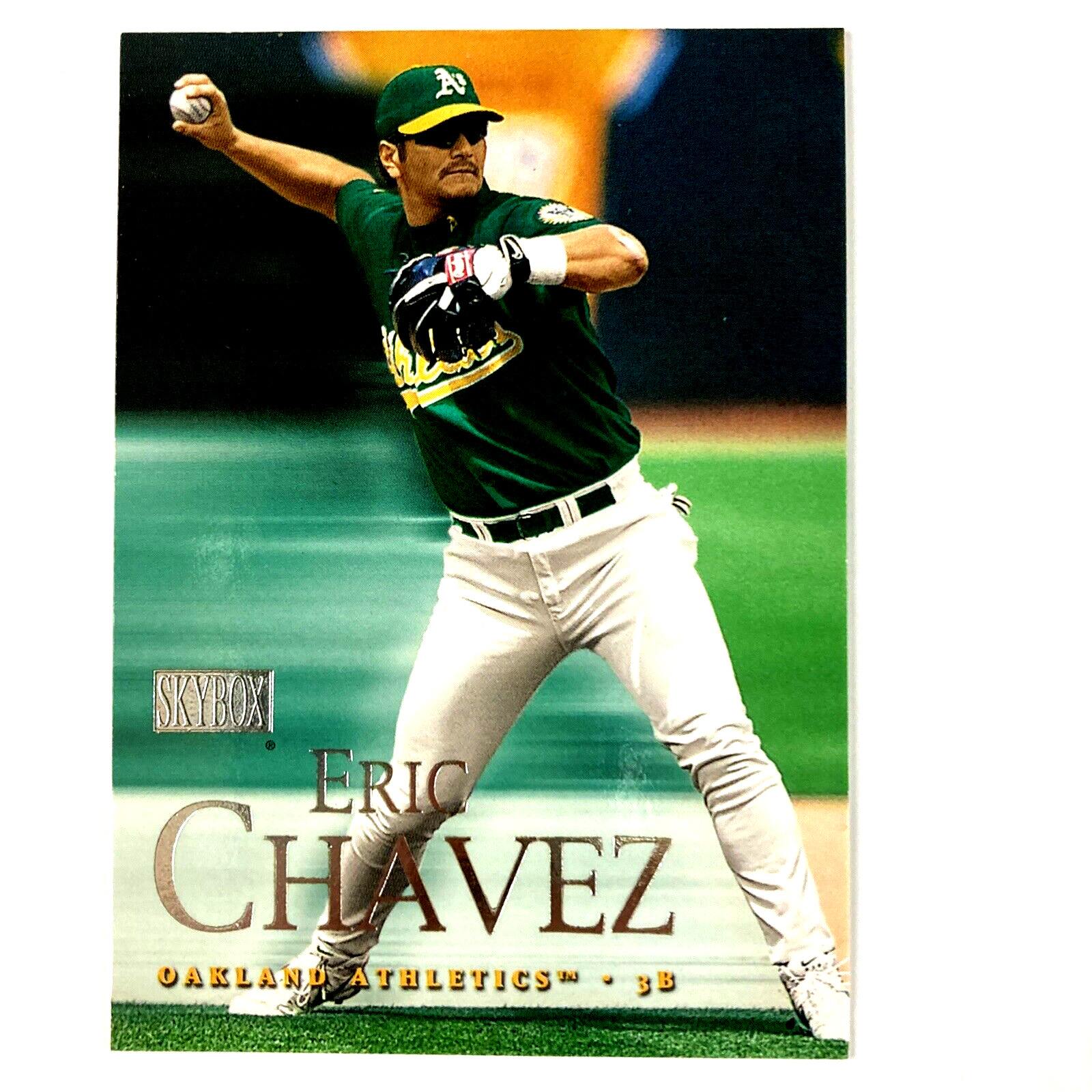 Eric Chavez 2000 Skybox Card #73 MLB Oakland Athletics