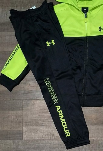 New! Boy's UNDER ARMOUR Zip Up Sweatshirt and Pants Outfit 5 6 7 - Picture 3 of 3