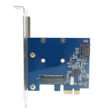 PCI-Express PCIe to mSATA SSD+SATAIII Combo Extender PCI-E to SATA3.0 Card