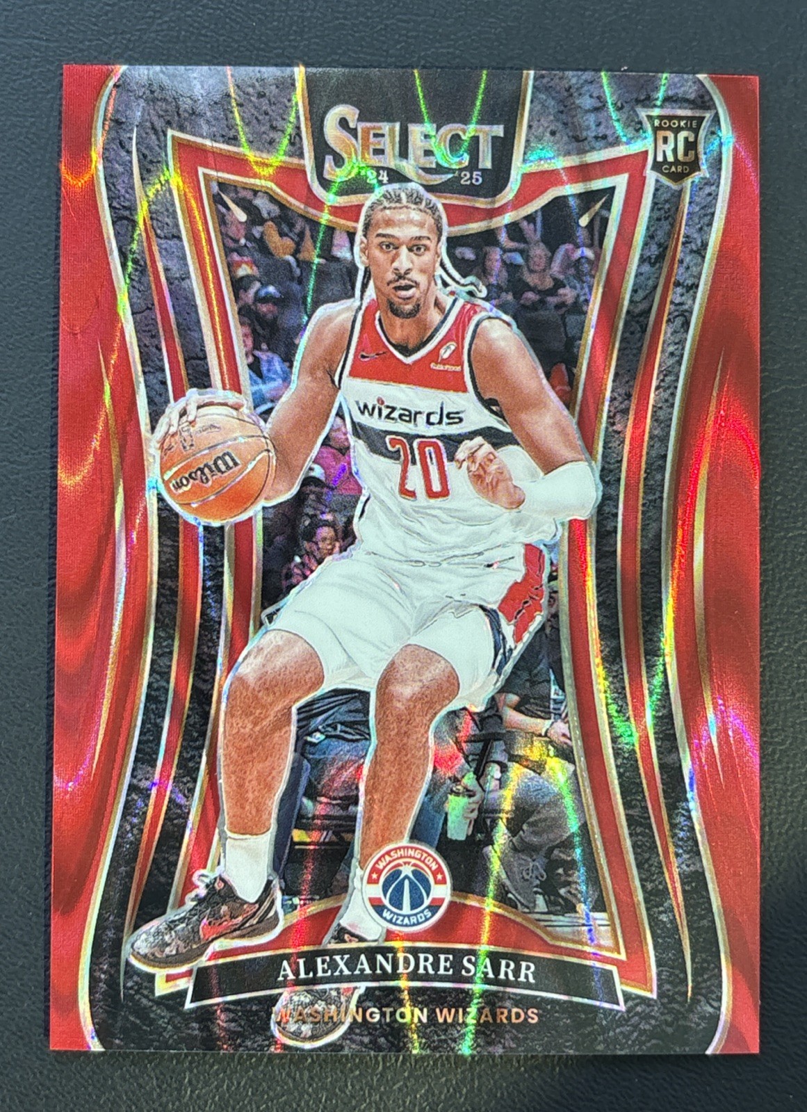 2024 Select Alexandre Sarr ROOKIE 💥 Red Tectonic /65 💥 SHARP Mezzanine